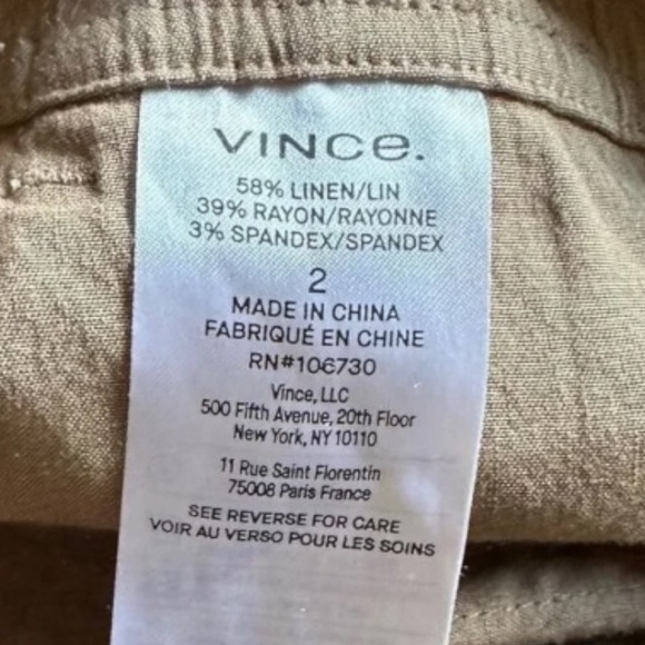 VINCE Low-Rise Cropped Parachute Pants in Shale - Picture 7 of 9